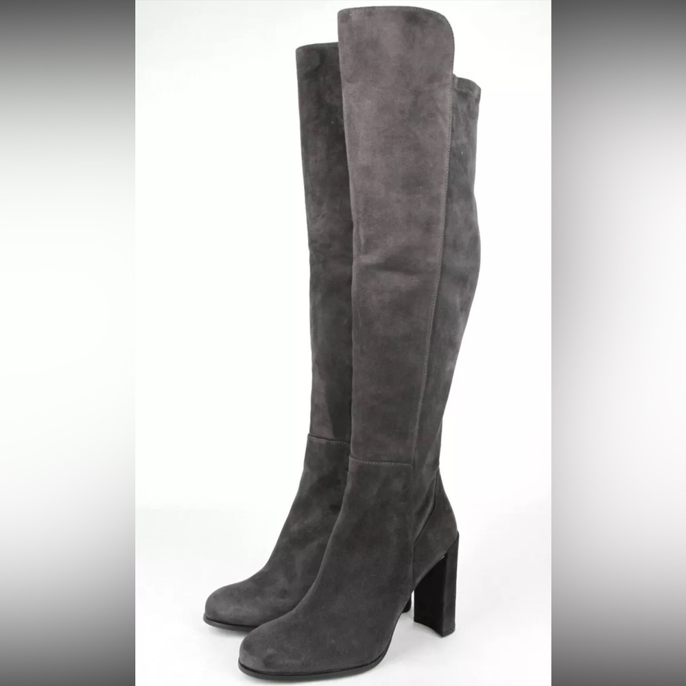 Stuart Weitzman Alljill Over-the-Knee Suede Boots W52552